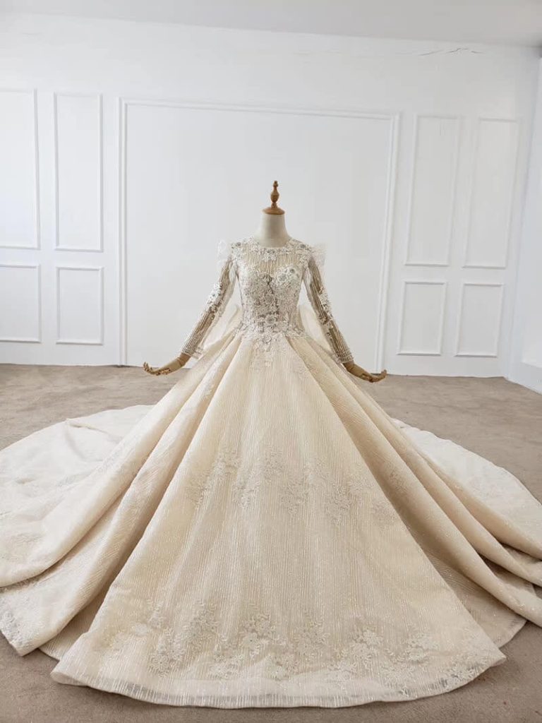 لباس عروس پرنسسی خفن